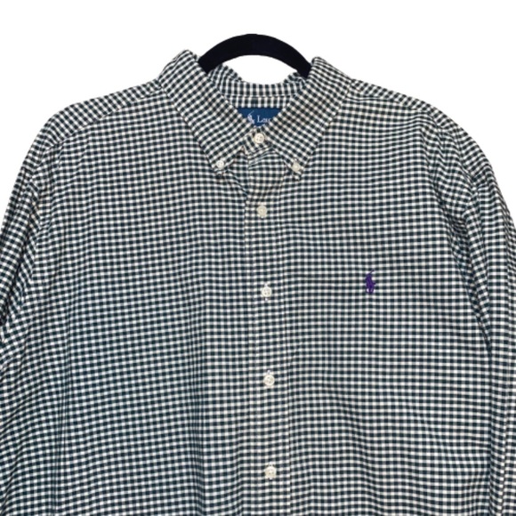 Ralph Lauren Other - Ralph Lauren Checkered Classic Fit Button Down along Sleeve Shirt XXL